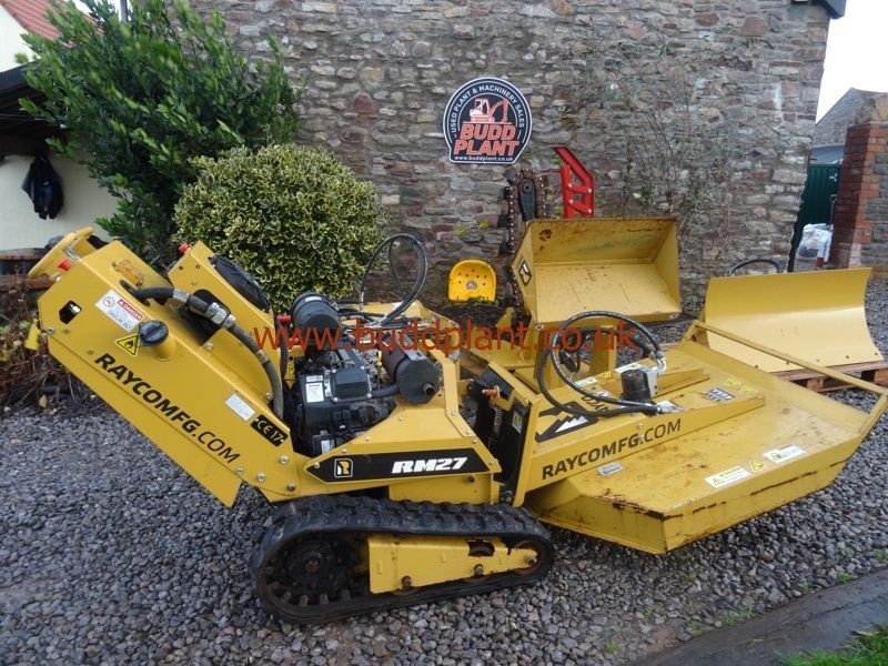 RAYCO RM27 TRACKED POWER UNIT MULTITOOL WITH ATTACHMENTS