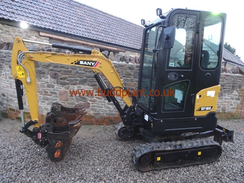 SANY SY18C 1.9T MINI DIGGER - NO VAT