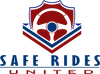 A logo for safe transport usa with an american flag and stars.