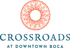The Crossroads at Downtown Boca logo.