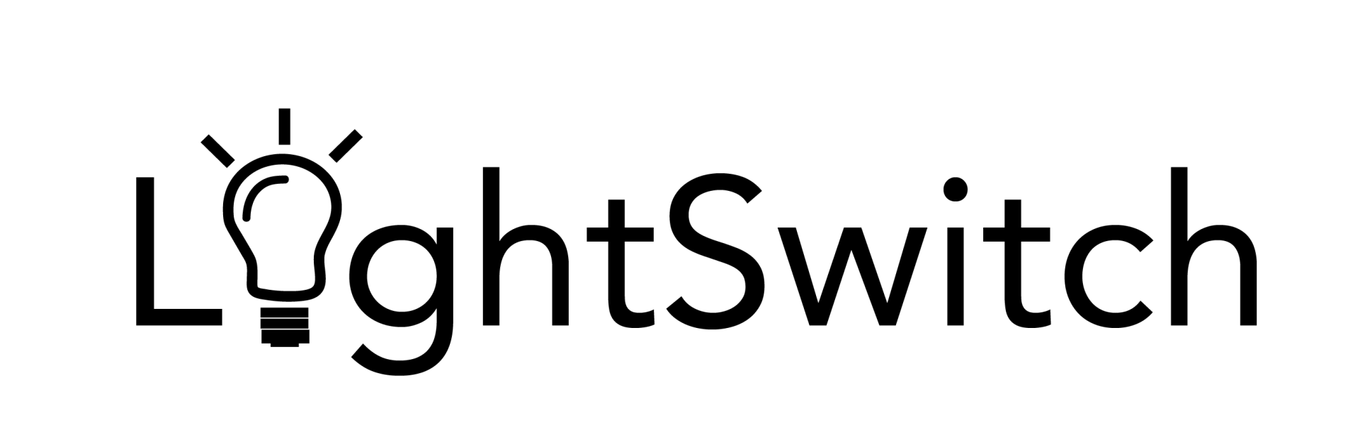 Light Switch Black Logo