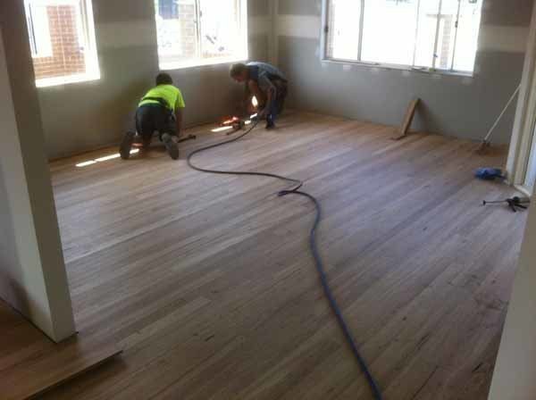 installing flooring