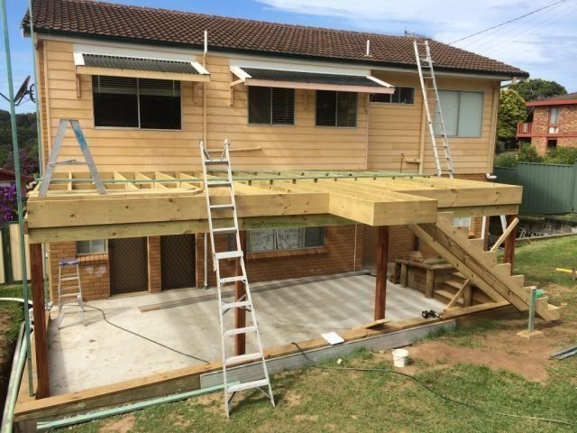 exterior of house being renovated