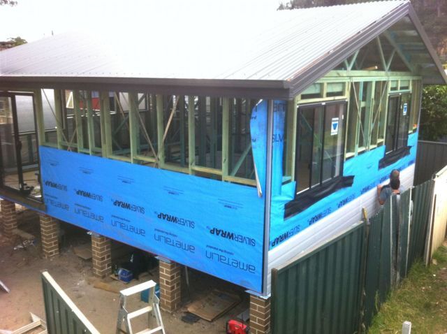 granny flat being constructed