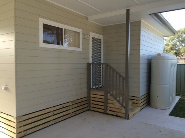 patio area of granny flat