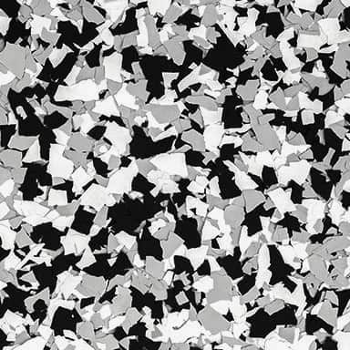 A close up of a black and white camouflage pattern.