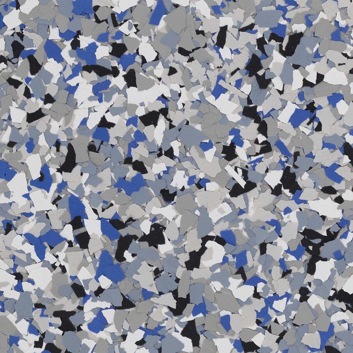 Abstract gray, black, white, and blue camouflage-like pattern