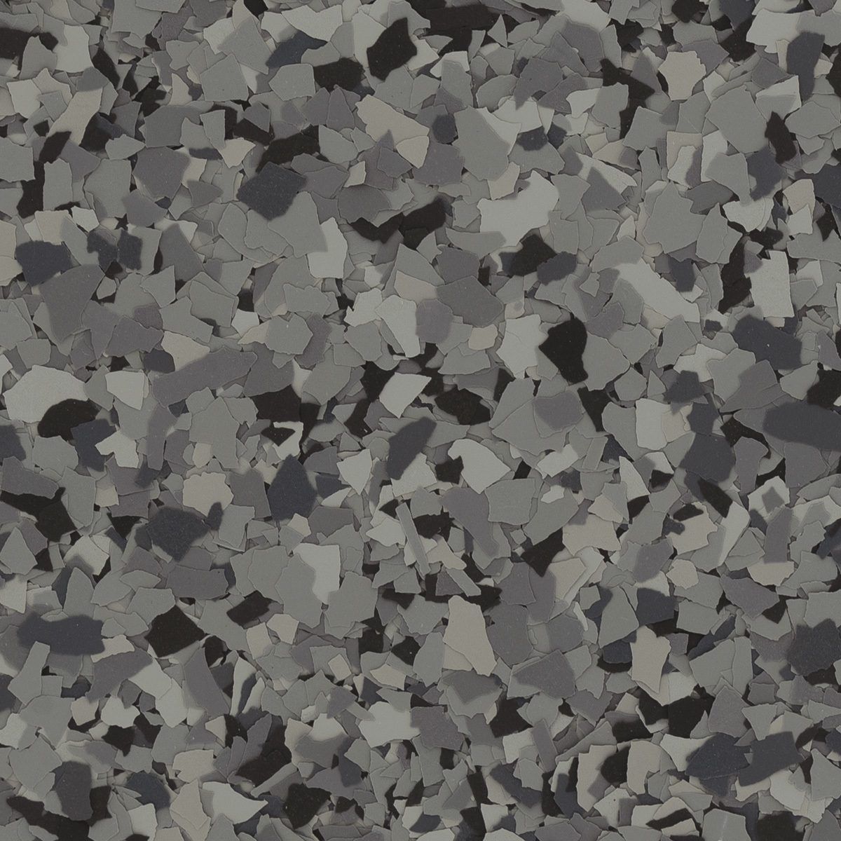 Gray and black speckled gravel or confetti-like texture pattern