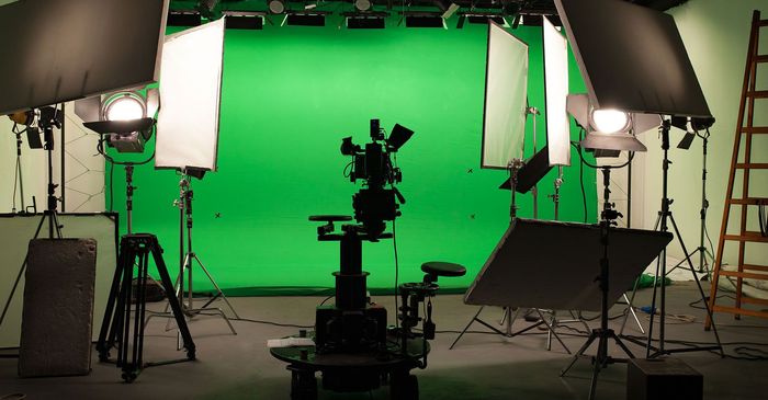 Production Set with Green Screen