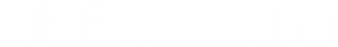 White wordmark logo that says SPECTRUM