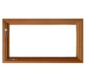 A picture frame with a white background and a wooden frame.