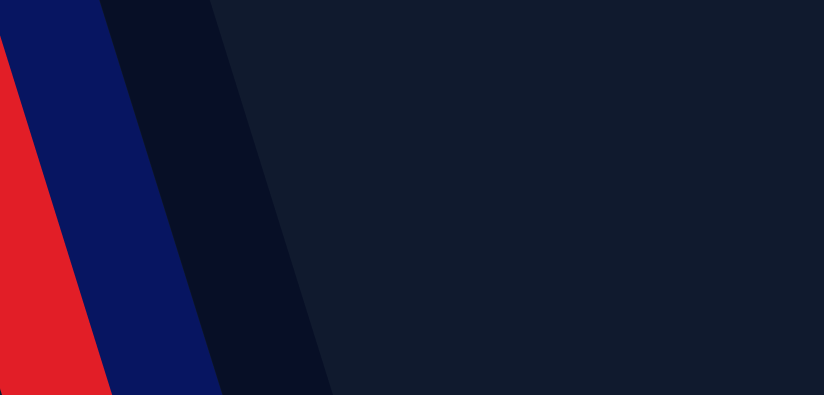 A red and blue stripe on a dark blue background. | Bavarian Auto Clinic