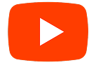 A red youtube logo with a white play button on a white background. | Bavarian Auto Clinic