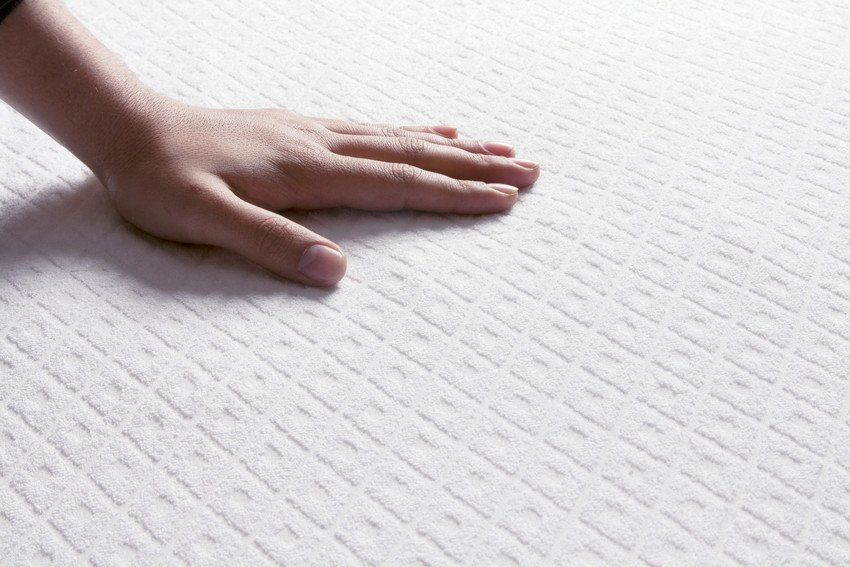 memory foam mattress with hand