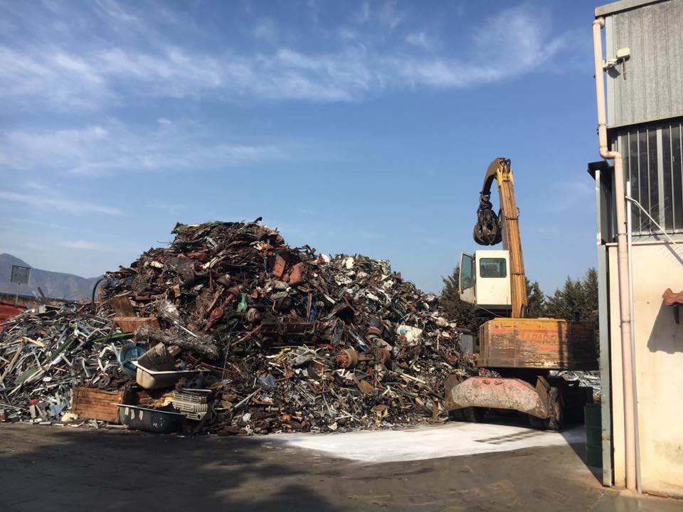 stoccaggio materiali ferrosi