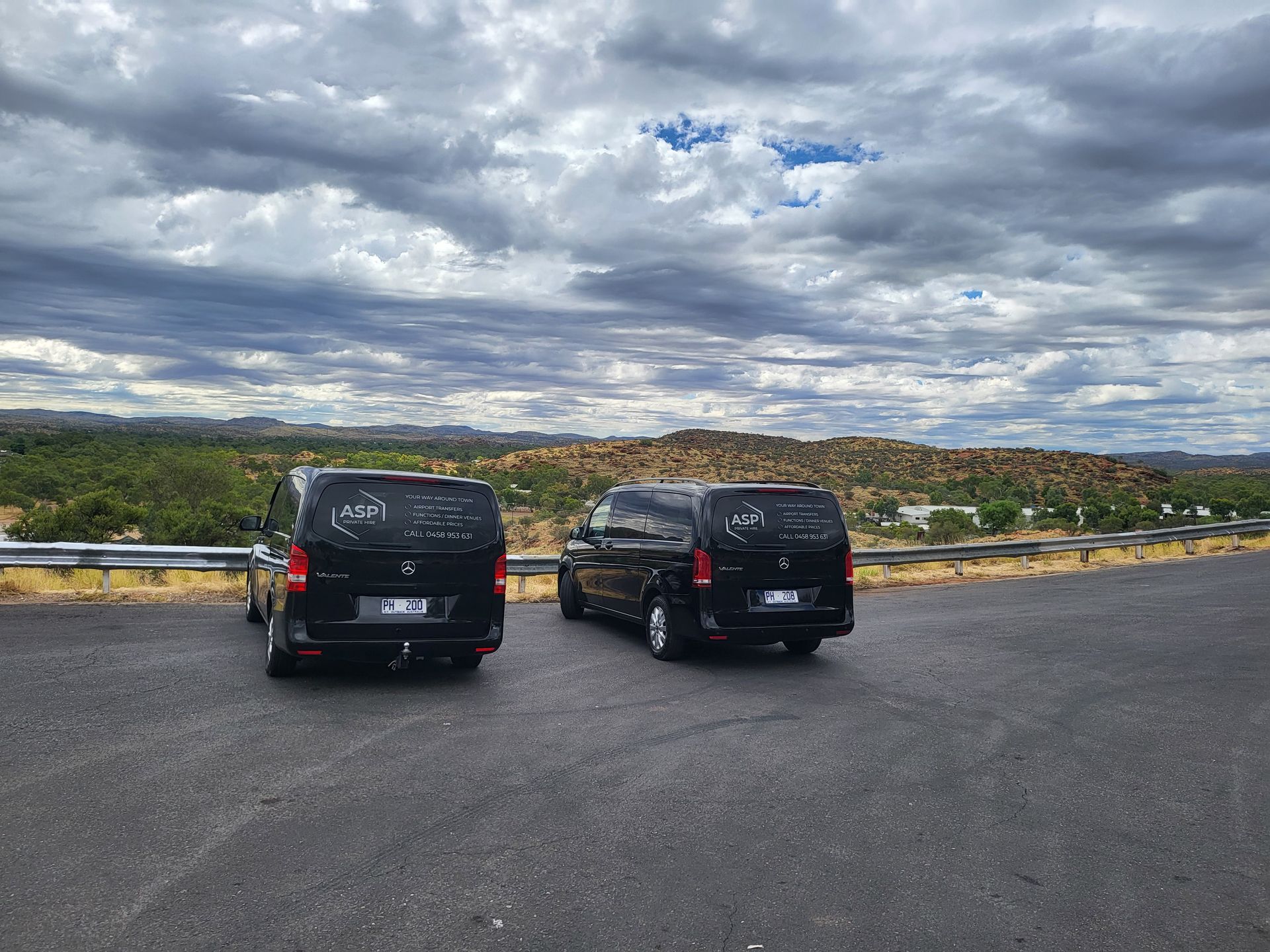 Red Car Driving on Dirt Road — Private Vehicle Hire in Alice Springs, NT