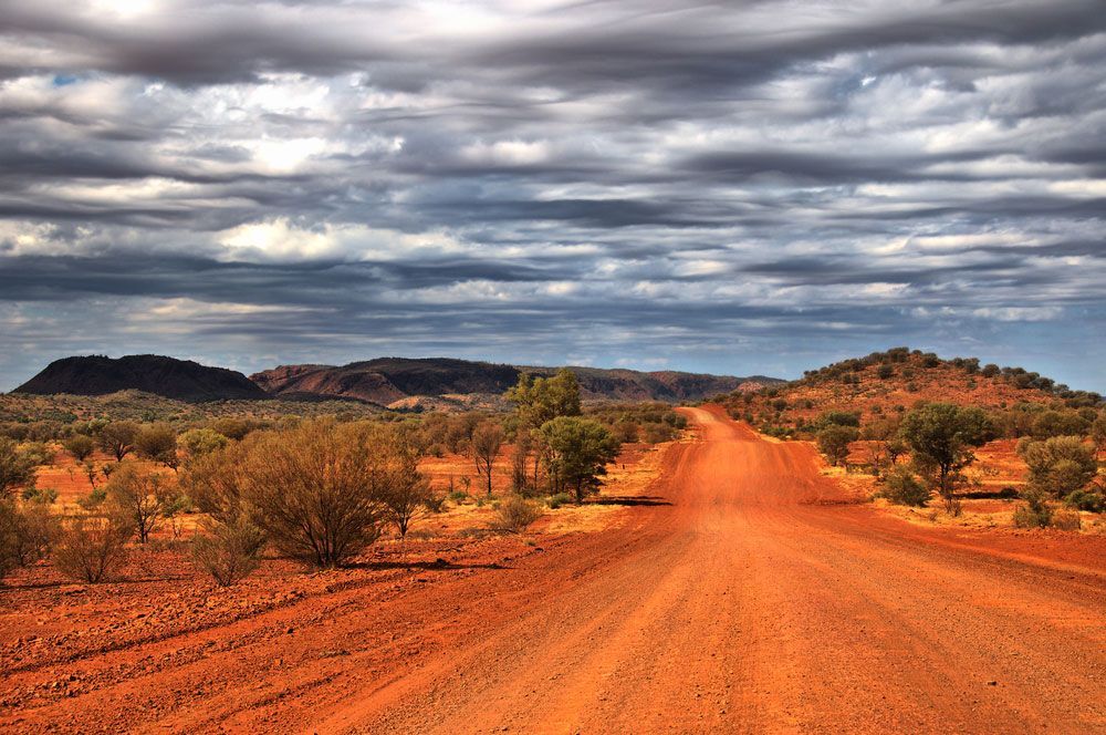 Red and Orange Dirt Path — Private Vehicle Hire in Alice Springs, NT