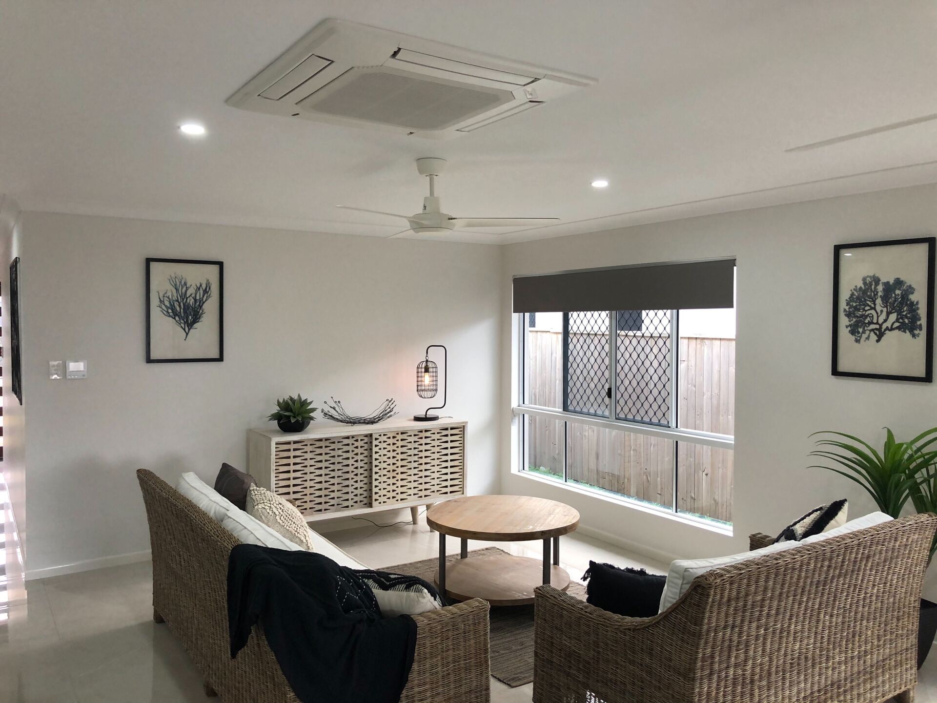 Living Room With Air Condition - Air Conditioning Services in Mackay, QLD
