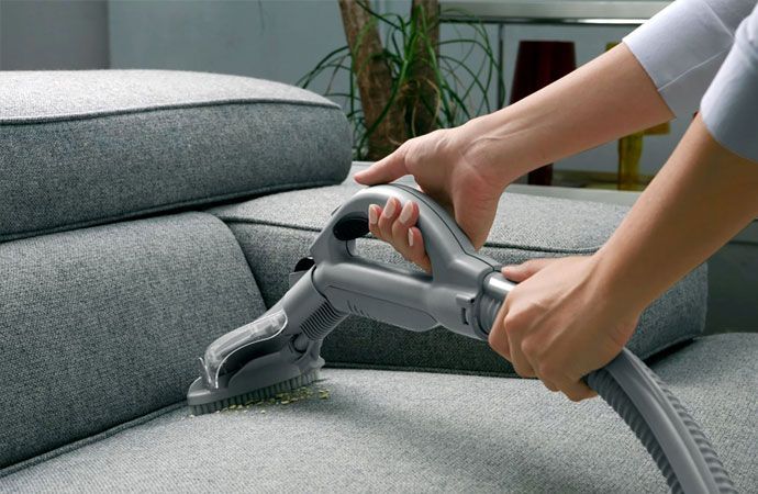 cleaned upholstery