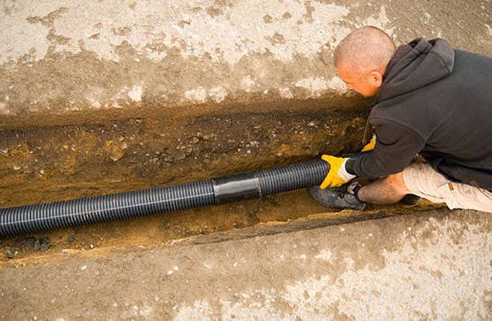 sewer line