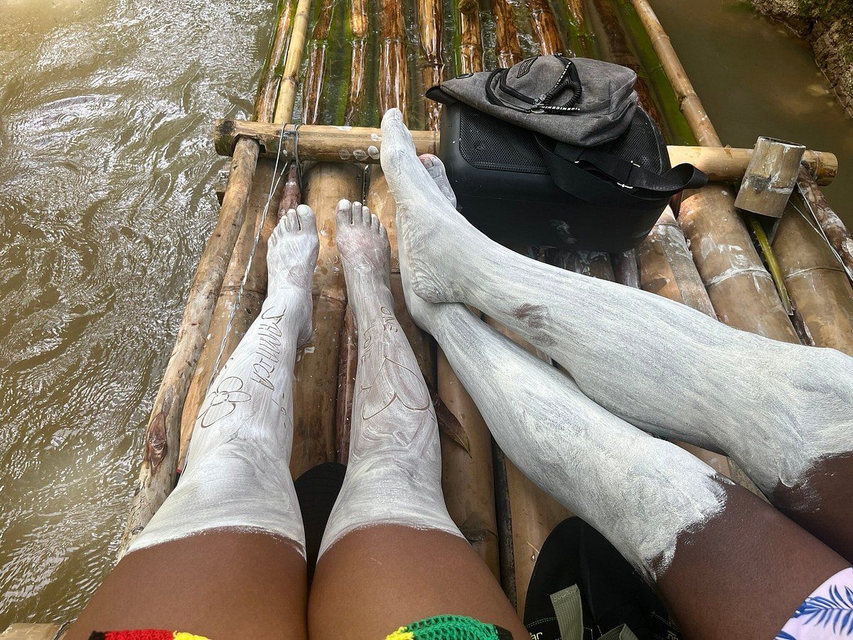 Crystal-clear turquoise waters of Blue Hole in Jamaica
