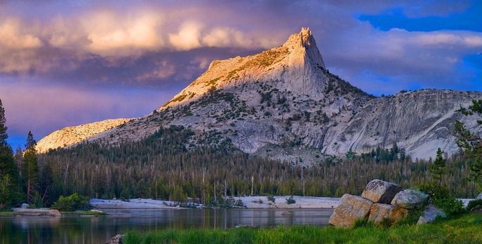 Mountain in the Background and a Lake in the Foreground