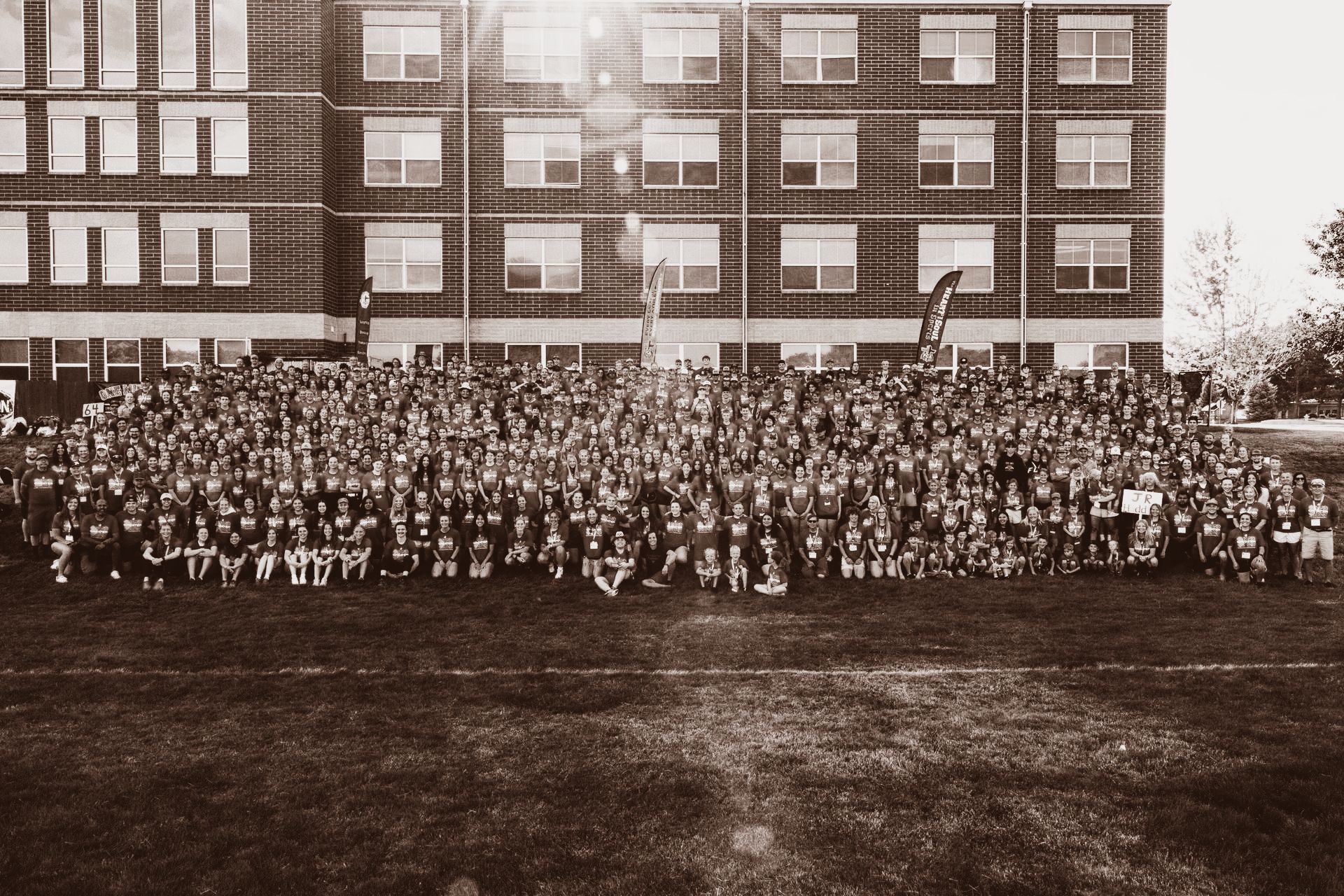 Giant group photo of last year's campers