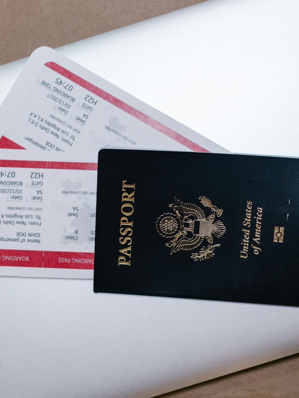 A black passport from the united states of america