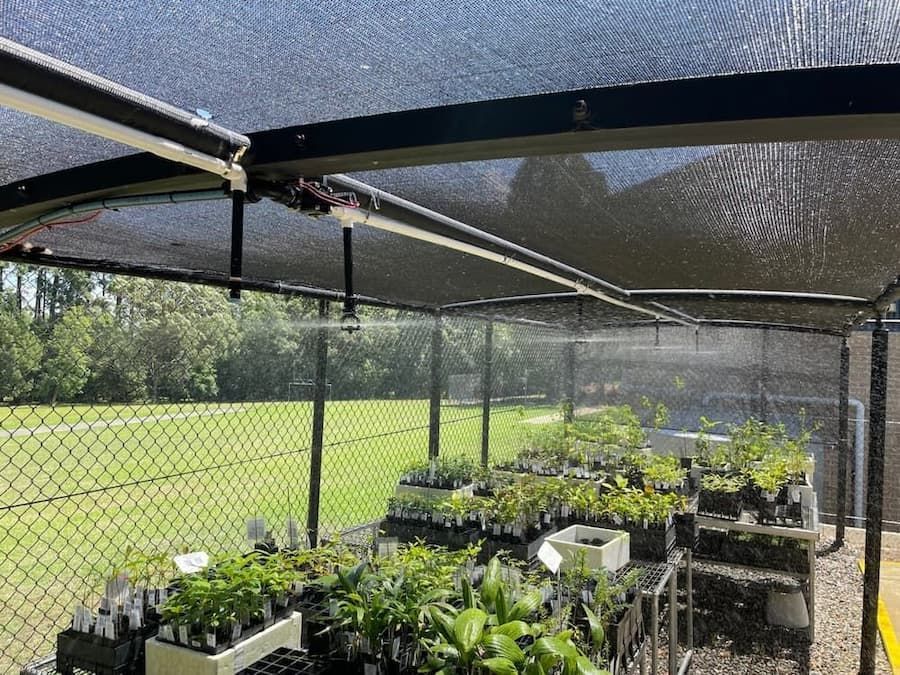 Sprinklers Installed in the Small Garden — Irrigation Solutions in Southern Highlands, NSW