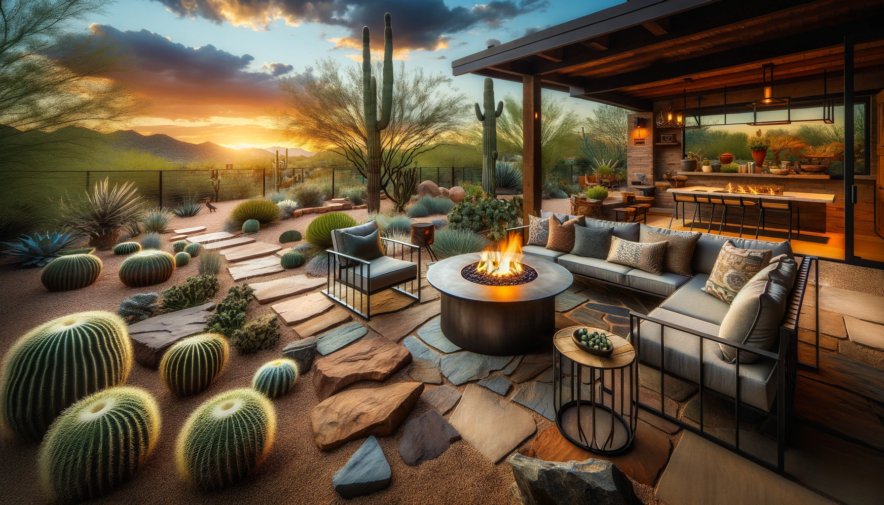 Fire Pit Designs for Cozy Arizona Evenings