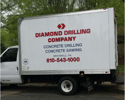 Work Truck Diamond Drilling Company Broomall PA Work Truck Diamond Drilling Company Broomall PA