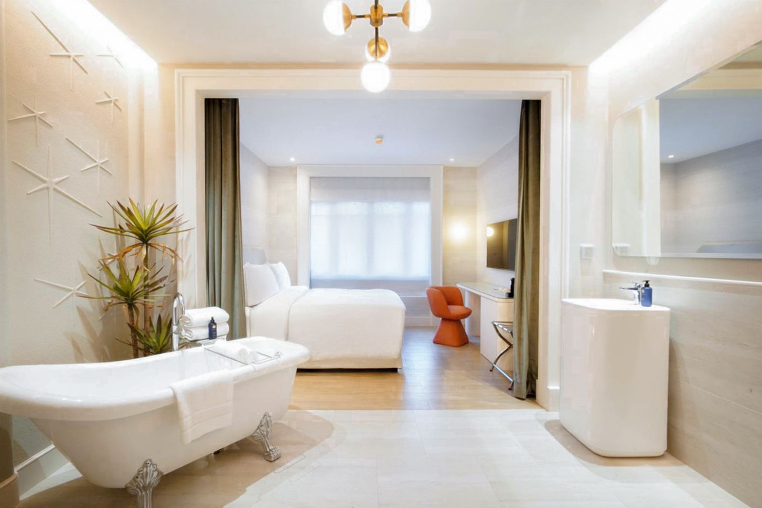 Aiden Surawong - Urban Room with Bathtub