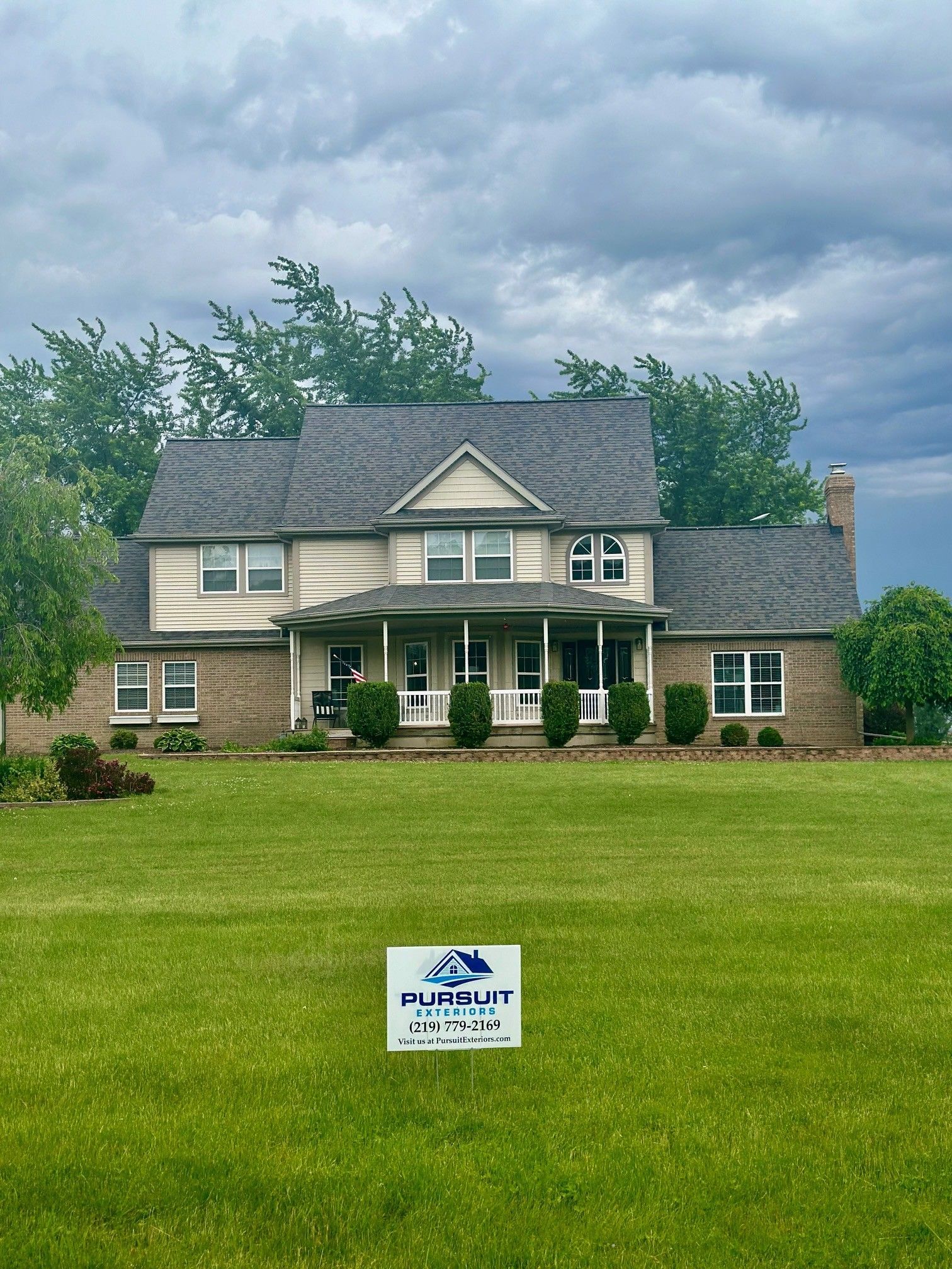 New Roof installed in Crown Point Indiana by Pursuit Exteriors