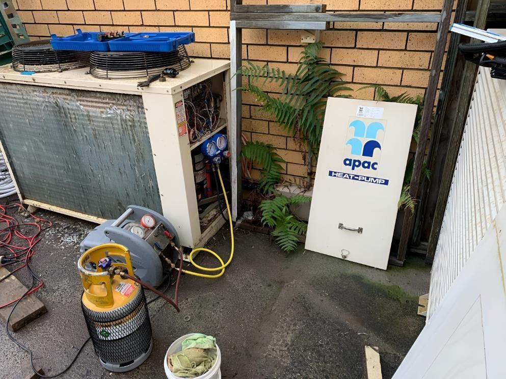 Air Conditioner is Being Maintain — Coolman Airconditioning in Goonellabah, NSW