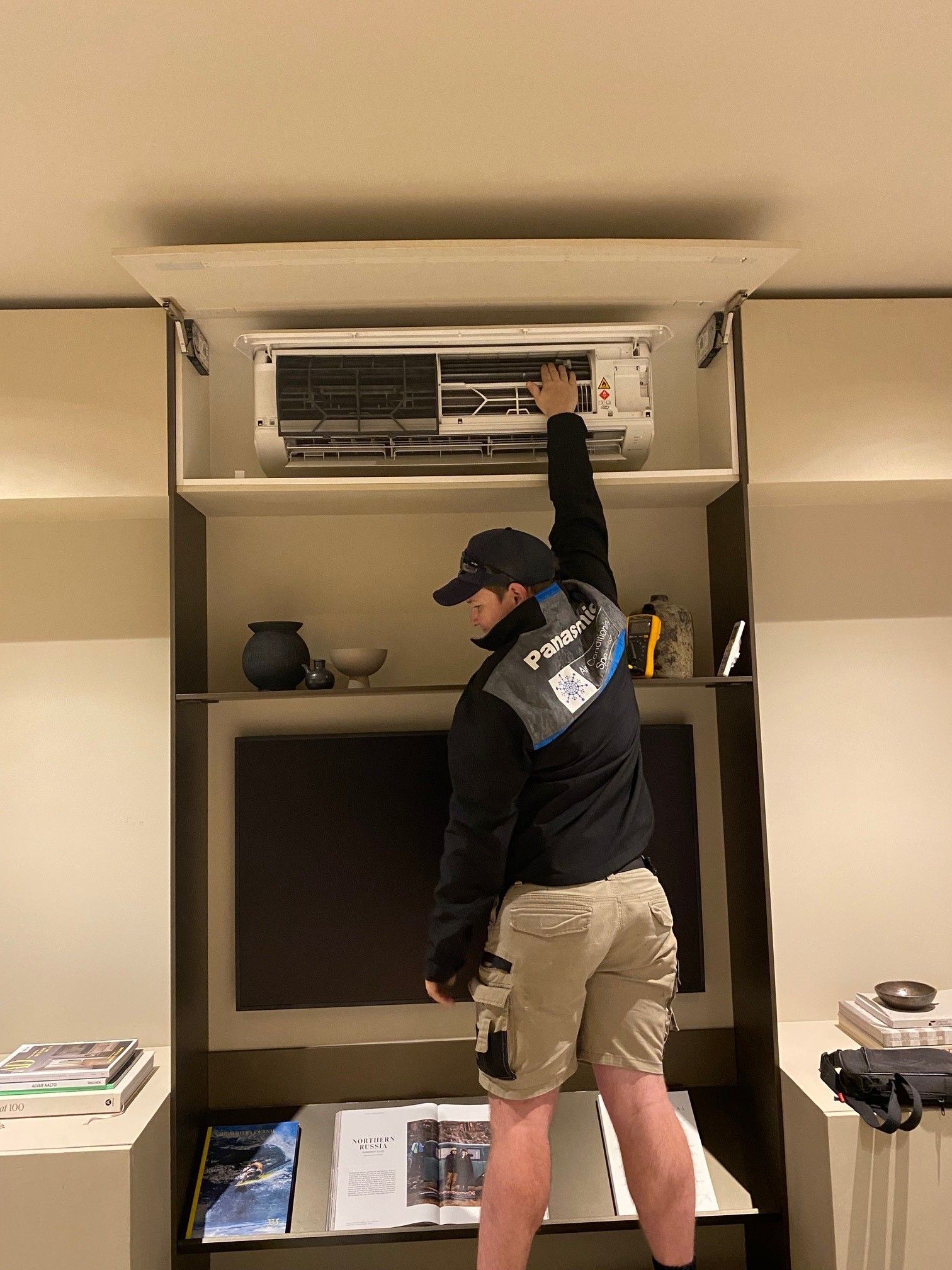 Man Repairing Air-condition — Coolman Airconditioning in Ballina, NSW