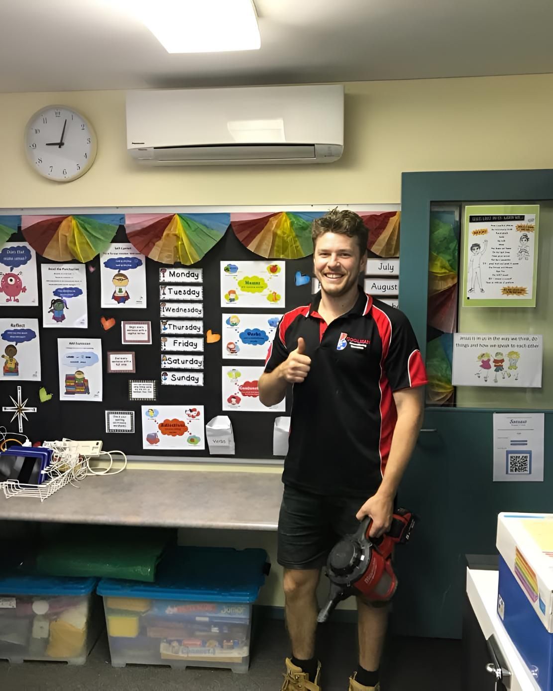 Man After Maintaining Air-condition — Coolman Airconditioning in Evans Head, NSW