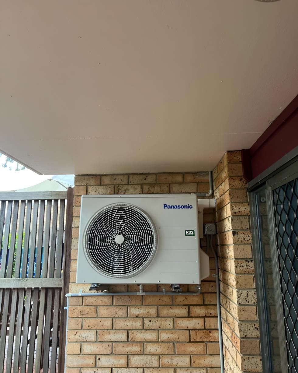 Panasonic Air Conditioner is Mounted — Coolman Airconditioning in Broken Head, NSW