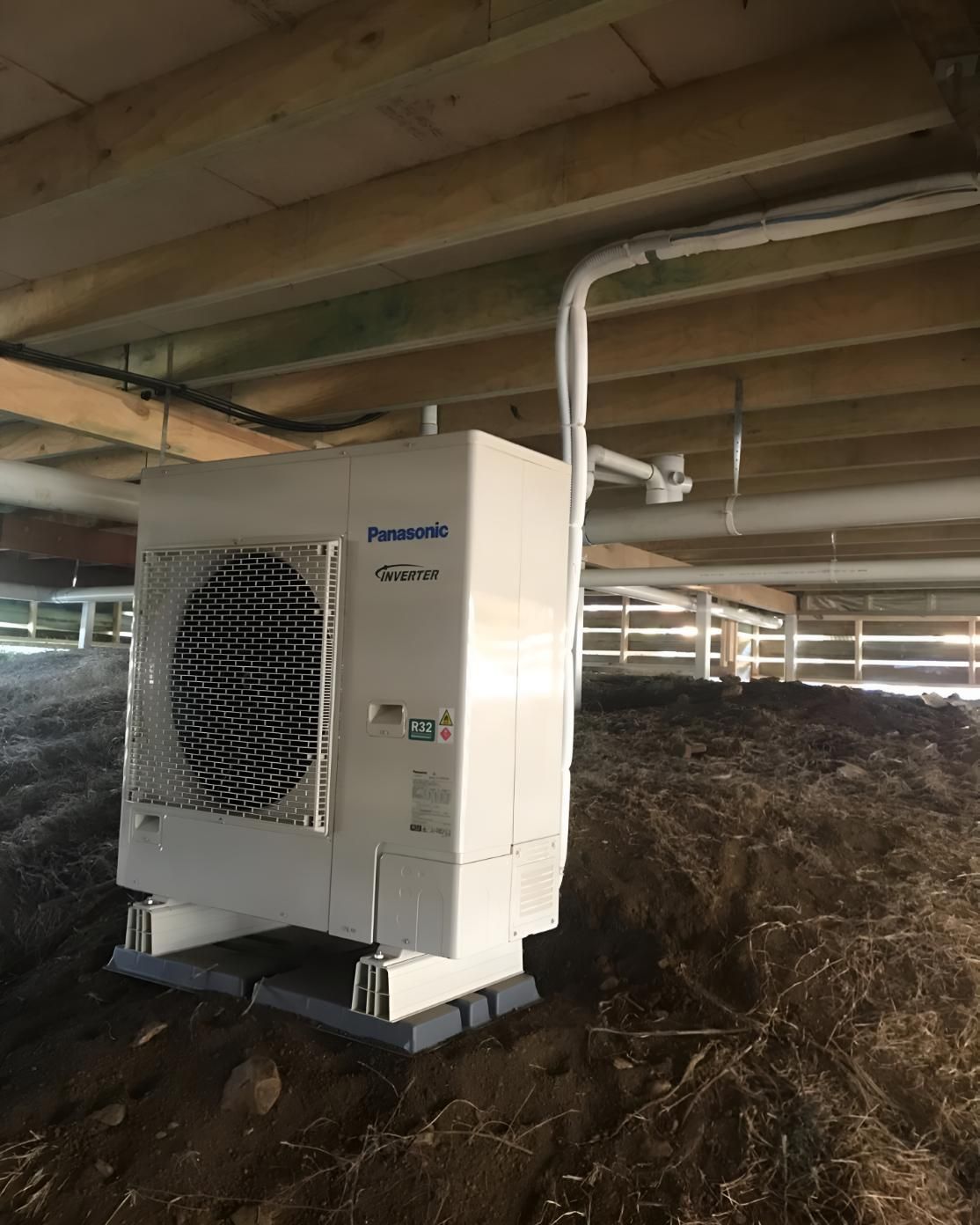 White Air Conditioner — Coolman Airconditioning in Alstonville, NSW