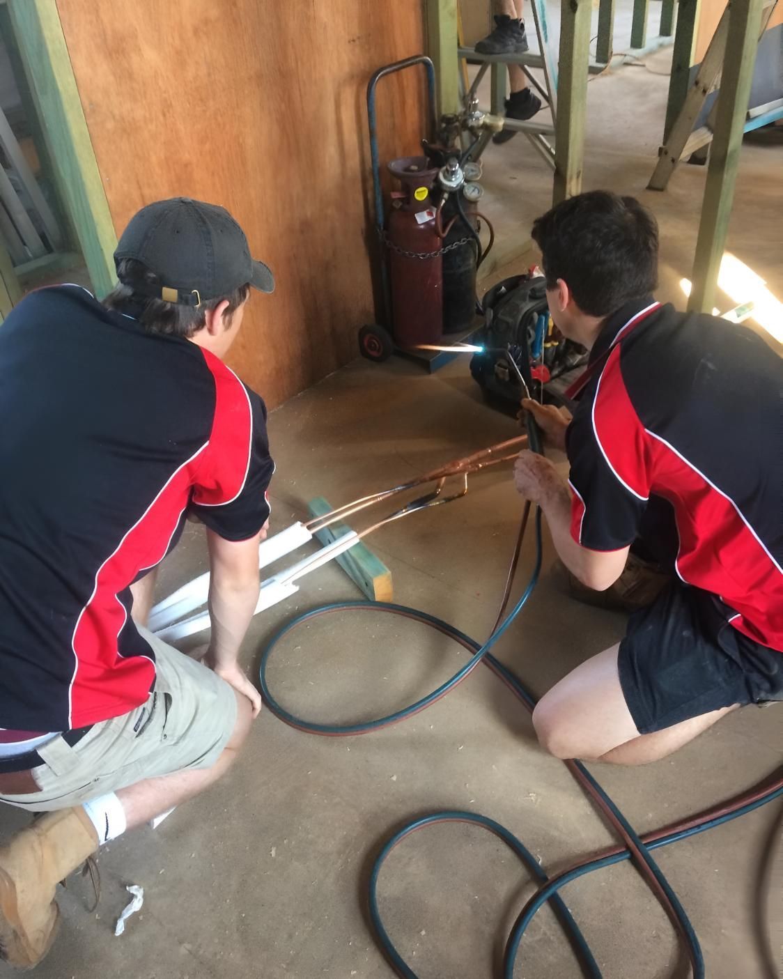 Man Repairing Air-condition — Coolman Airconditioning in Ocean Shores, NSW