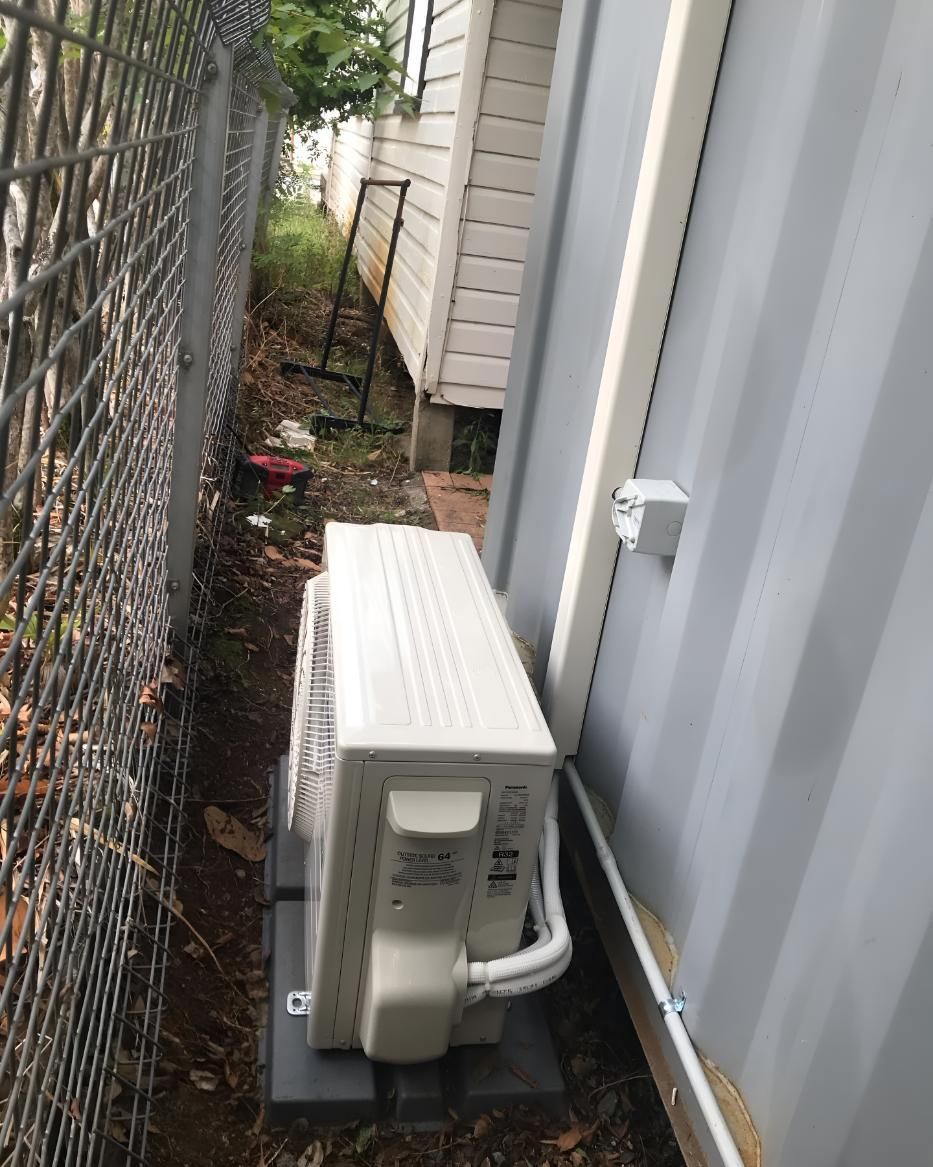 White Air Conditioner — Coolman Airconditioning in Mullumbimby, NSW