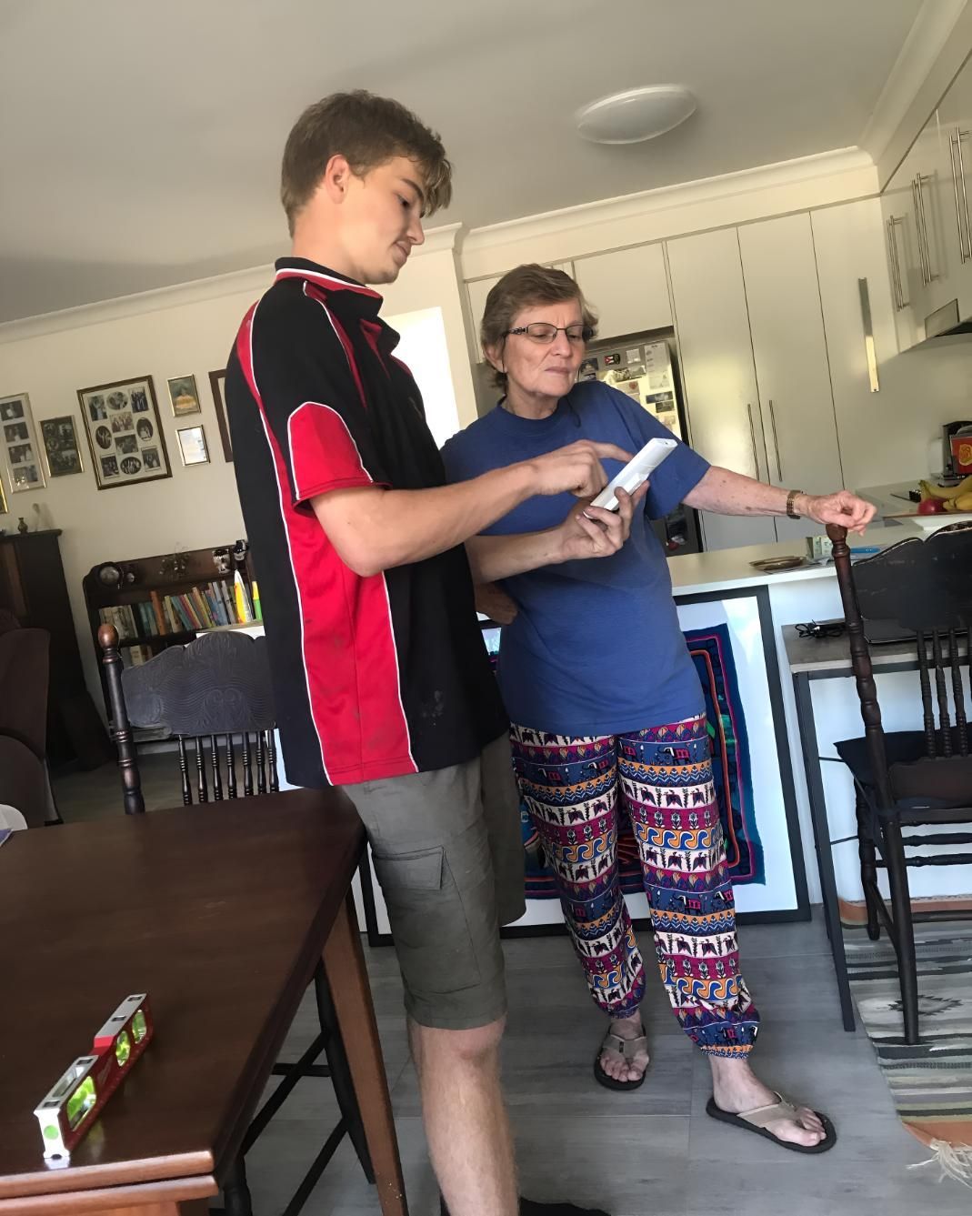 Man Teaching How to Use Air-condition on Customer — Coolman Airconditioning in Mullumbimby, NSW