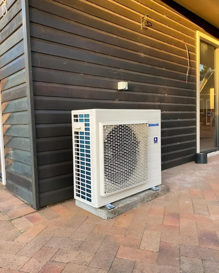 White Air Conditioner — Coolman Airconditioning in Broken Head, NSW