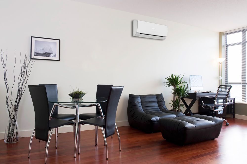 Installed Air Conditioner in The Work Area