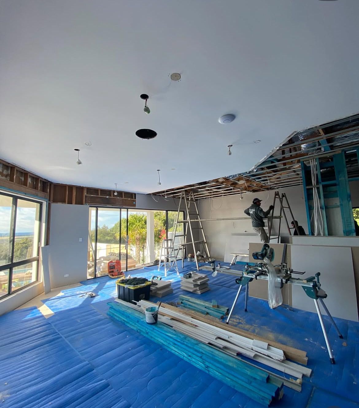 Narrow Staircase Leading Down — Completely Plastered North Coast in Goonellabah, NSW