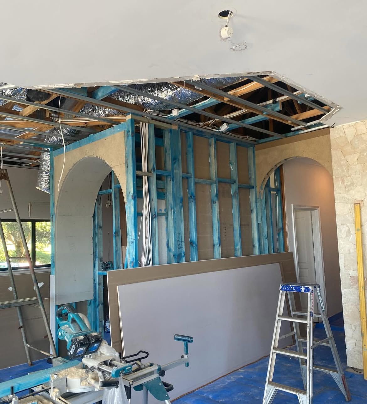 Interior undergoing renovation — Completely Plastered North Coast in Goonellabah, NSW