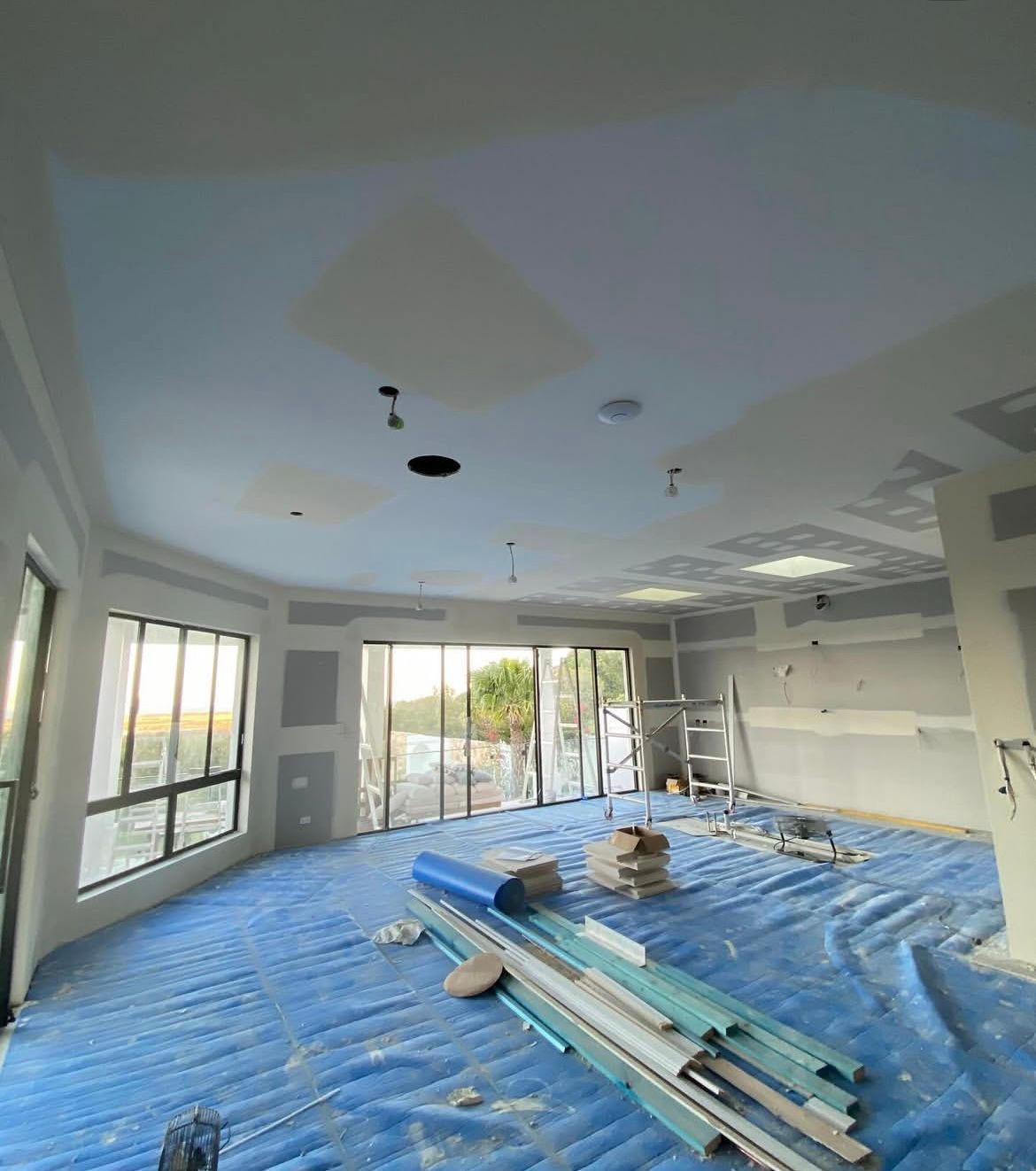 Interior View of Room Under Construction — Completely Plastered North Coast in Goonellabah, NSW