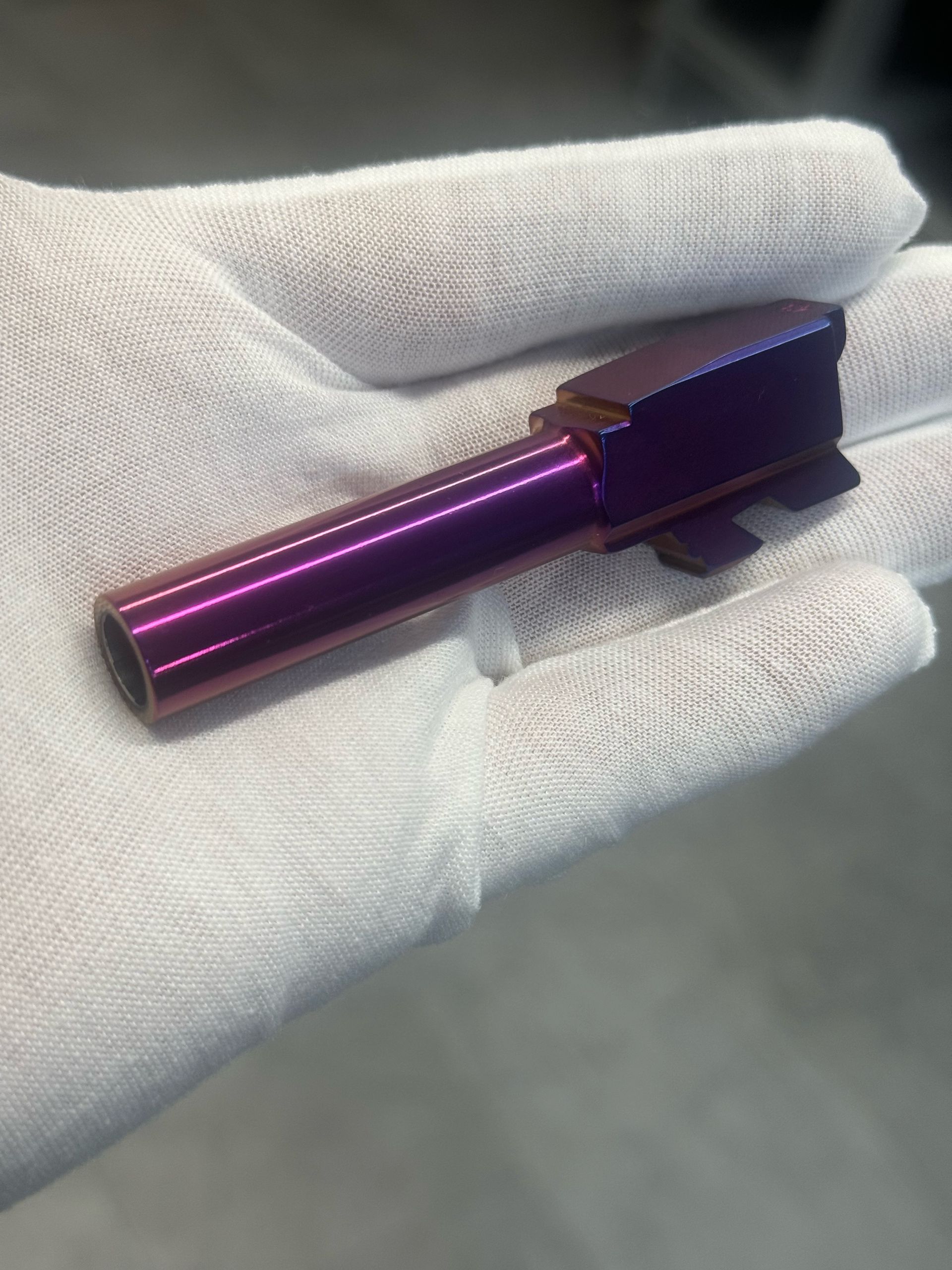 Purple Drill Bit in Hand