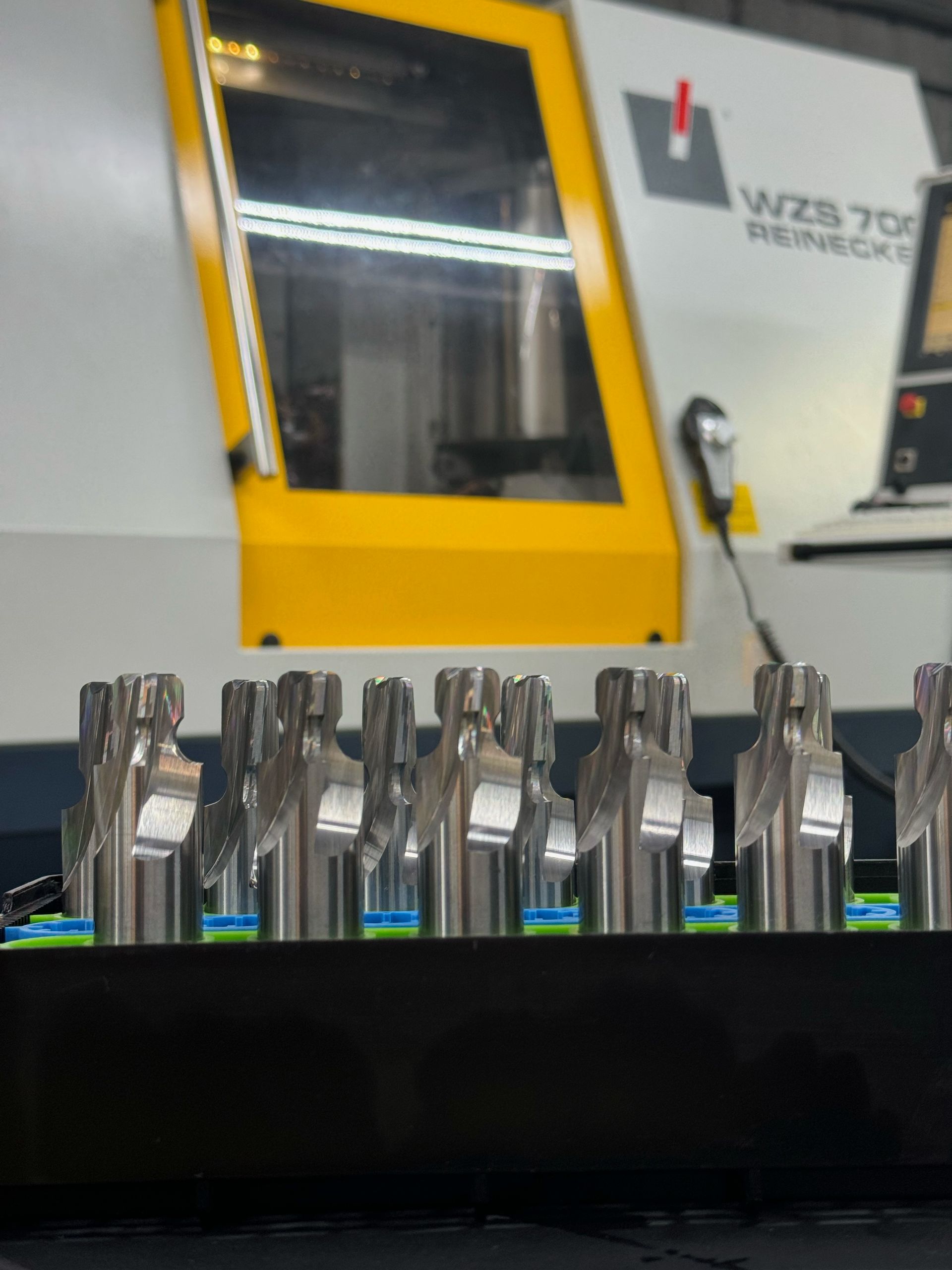 Multiple Silver Drill Bits