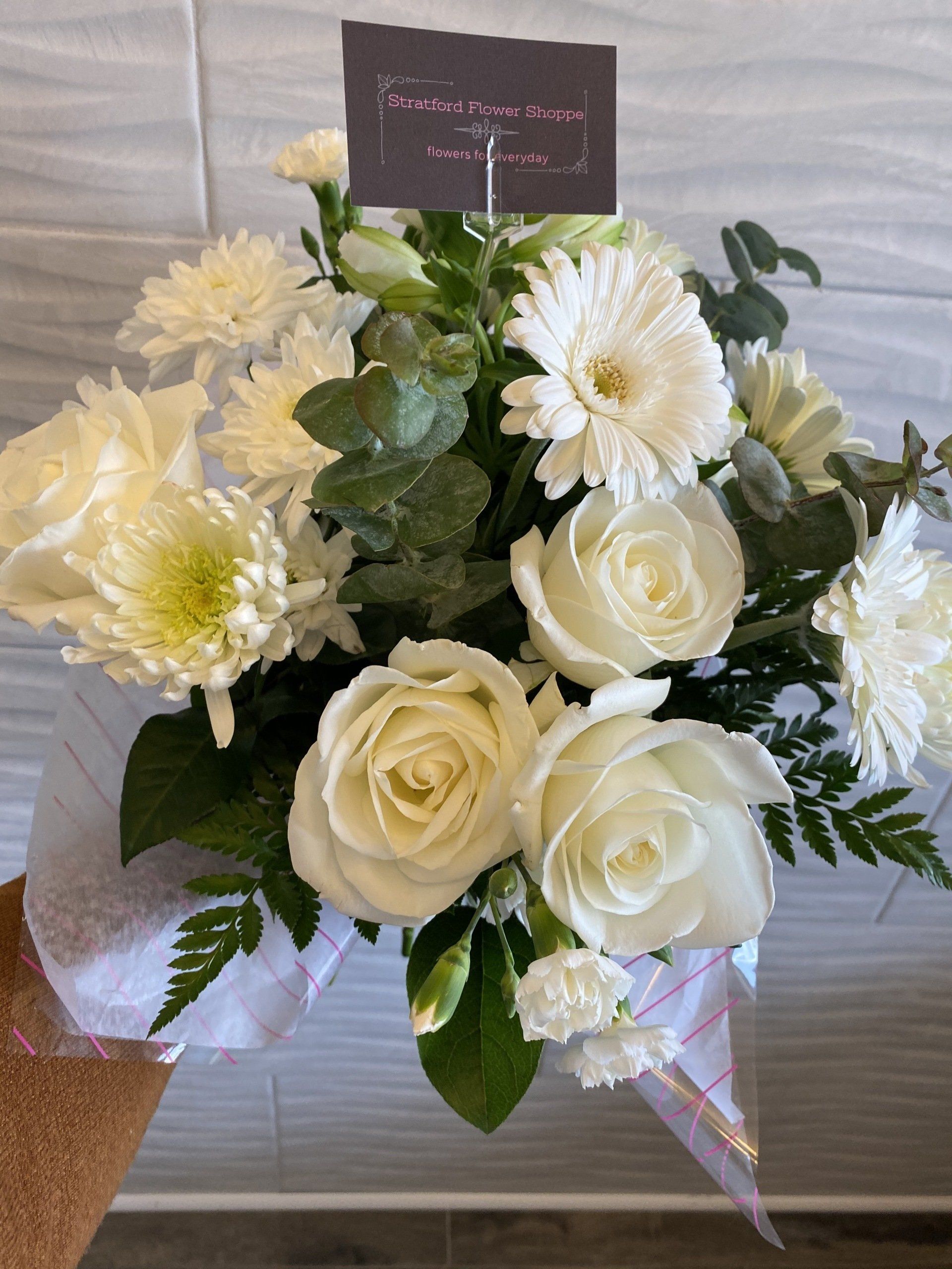 White Medium Flower Arrangement