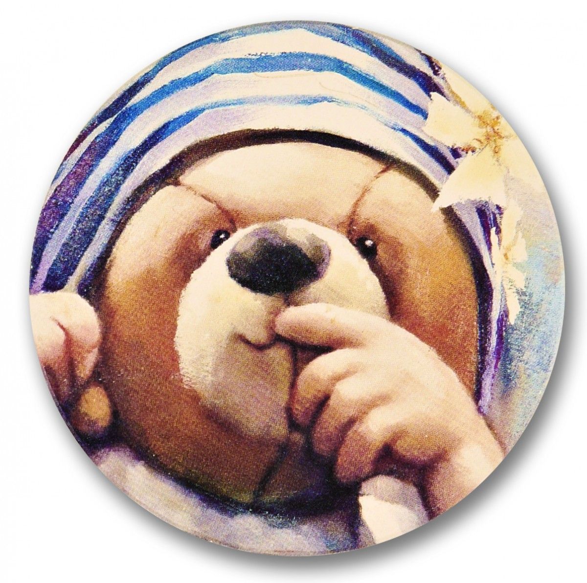 小熊陶瓷吸水杯墊